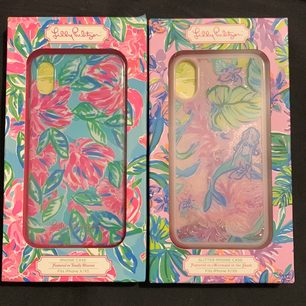 2 Lilly Pulitzer iPhone X/XS cases new in original boxes